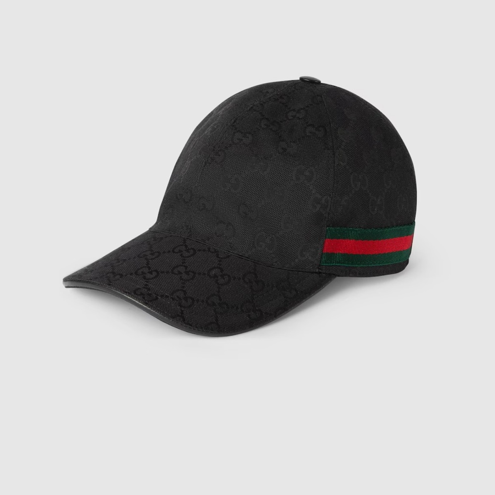 GG canvas baseball hat with Web Small 57cm